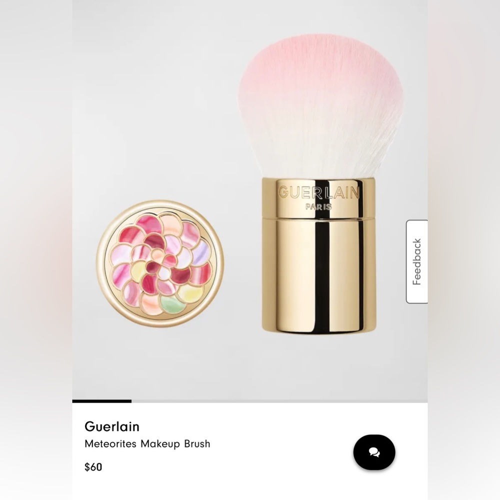 Guerlain Gold and Pink Powder Brush